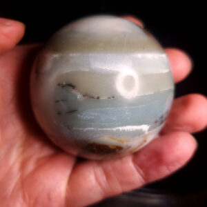 Ocean picture stone sphere B