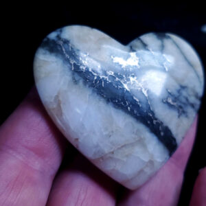Mt Baker Lightning Quartz large heart