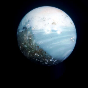 Ocean picture stone sphere small A