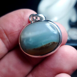Ocean Picture stone pendant M