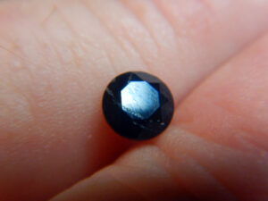 Facetted Black Spinel Gemstone C (b grade)