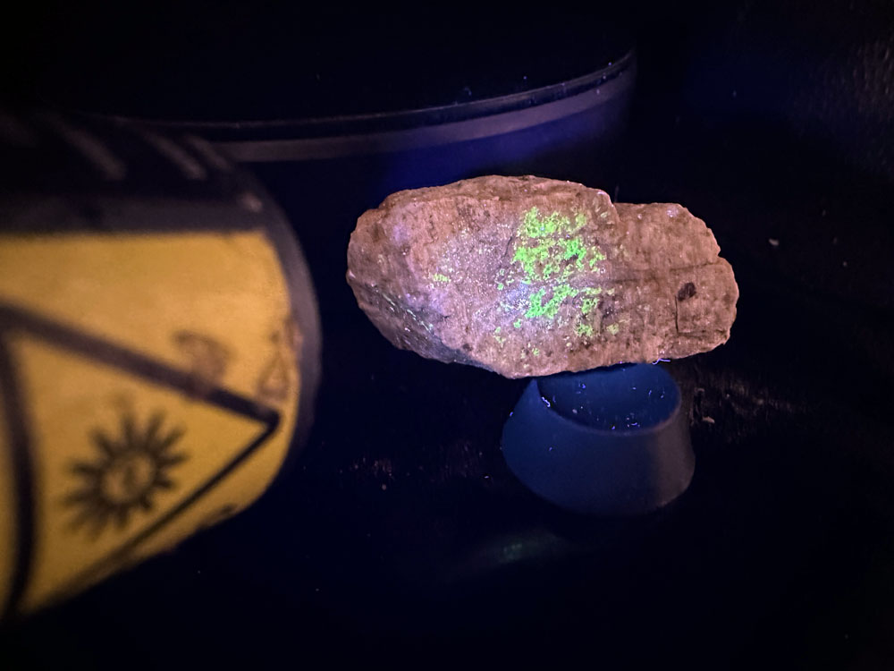 Uranium Ore Sample F – Dan Hurd Prospecting