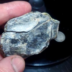 Piece of Black Dome Black Perlite (Volcanic Glass)