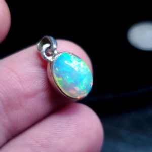 Precious opal pendant A