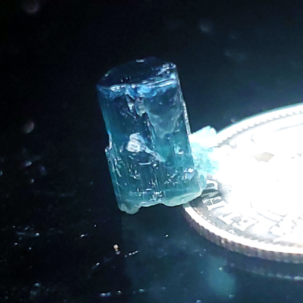 Gemmy tourmaline crystal F