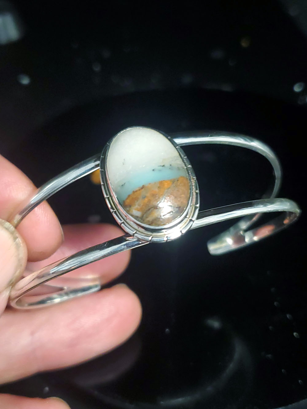 Ocean Picture stone bracelet E