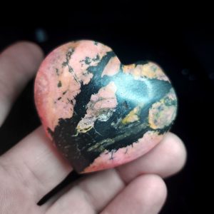 Rhodonite heart B