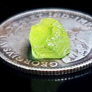 JGG rough peridot A .9ct
