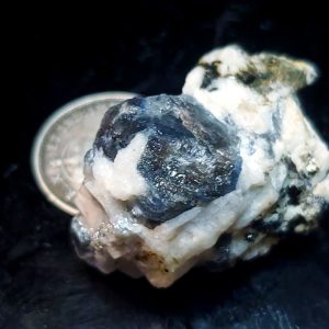 Blue Jay sapphire from August video specimen F