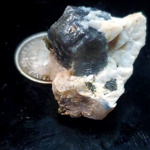 Blue Jay sapphire from August video specimen L