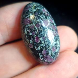 Garnet in host cabochon F