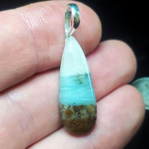 Ocean Picture stone pendant X