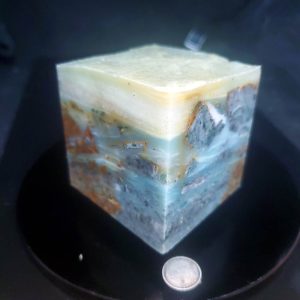 Ocean picture stone - Sphere Blank B (2")
