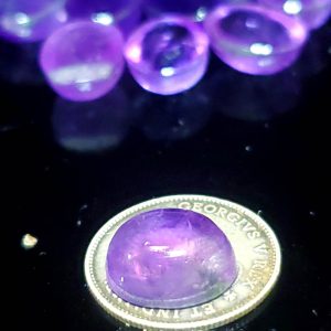 Amethyst Cabochon light purple