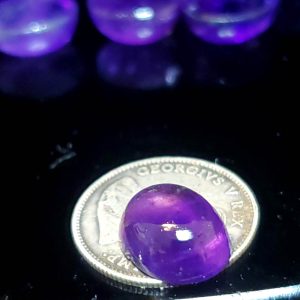 Amethyst Cabochon dark purple