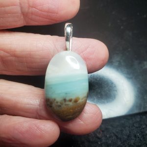 Ocean Picture stone pendant G