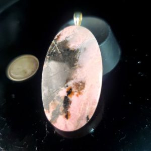 Rhodonite pendant H