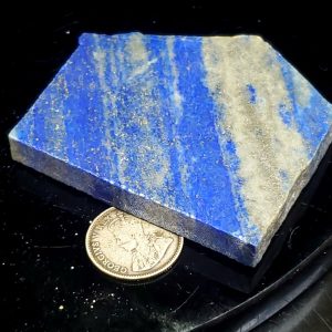 Lapis slab 1.75" across/31 gr