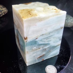 Ocean picture stone - Sphere Blank C (2")