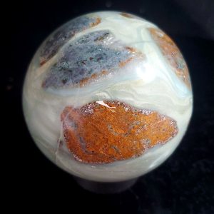 Ocean picture stone sphere C
