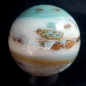 Ocean picture stone sphere I