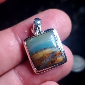 Ocean Picture stone pendant P