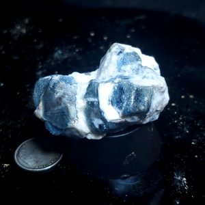 Blue Jay sapphire from August video specimen F