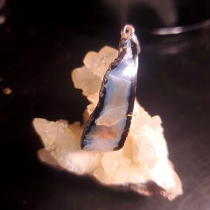 Oreo Agate pendant C