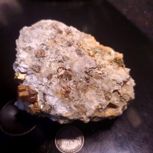Pyrite calcite 2.5" long
