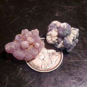 Grape agate 14ct