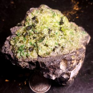 Peridot cluster 2.5" across