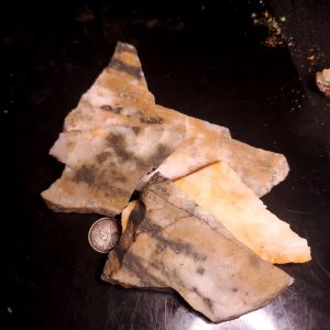 Lightning quartz no visible gold - Mt Baker