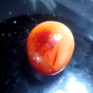 Carnelian Agate palm stone B