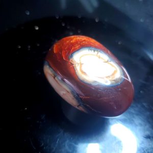 Carnelian Agate palm stone C