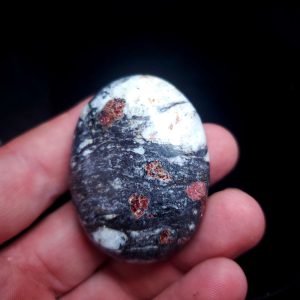 Garnet palm stone C