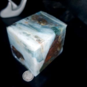 Ocean picture stone - Sphere Blank I (2")