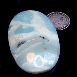 Ocean picture stone cab 1.5" long