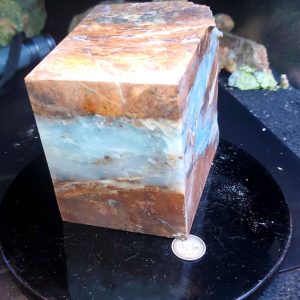Ocean picture stone - Sphere Blank F (2.25")