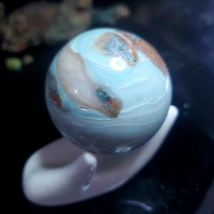 Ocean picture stone sphere G