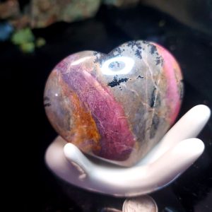 Rhodonite heart B