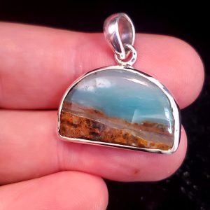 Ocean Picture stone pendant M