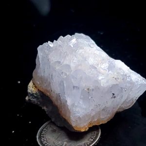 Quartz crystal plate F