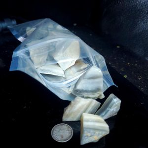 Banded Chalcedony small chips .5lbs