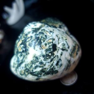 Dallasite palm stone V