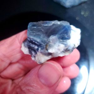 Blue Jay sapphire from August video specimen C