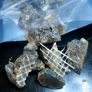 Labradorite 5 oz tumbling bag (small chips)