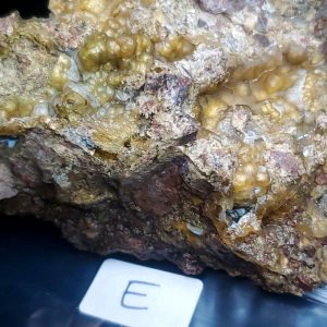 Bubbly Yellow/Amber Opal E