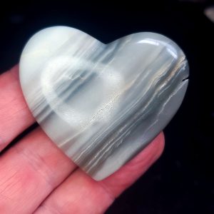 Banded Chalcedony Heart B