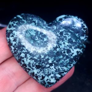 Fraser River Turquoise Heart Large A