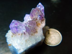 Amethyst plate 1" across